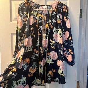 Plus size blouse top